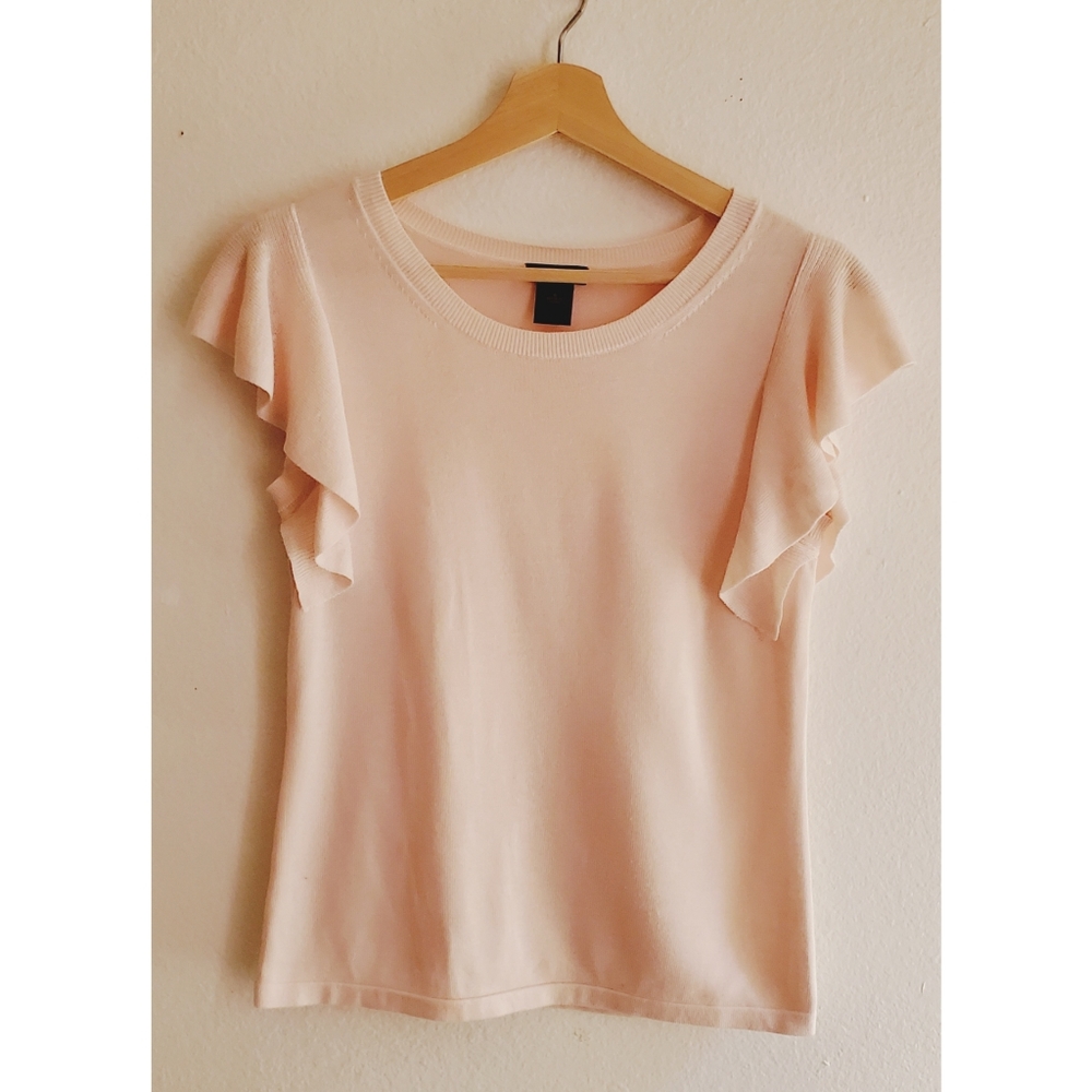 Ann Taylor Blouse Sz S Pink